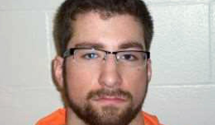 This April 8, 2015 photo provided by the Iowa Department of Corrections shows Evan Pfeifer, an inmate at a state prison in Fort Dodge, Iowa. A judge on Wednesday vacated Pfeifer’s conviction in a high-profile University of Iowa sexual assault case, citing prosecutorial misconduct and ineffective assistance of counsel. (Iowa Department of Corrections via AP)