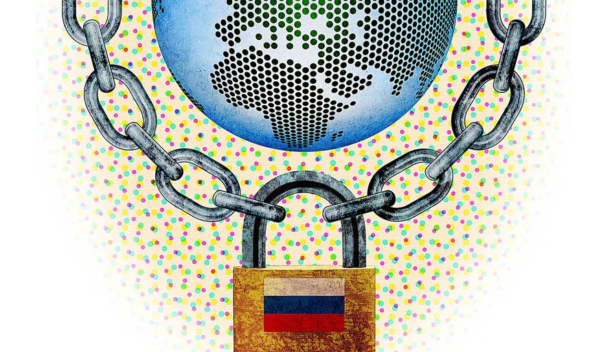 Russian Regulation of the Internet Illustration by Greg Groesch/The Washington Times