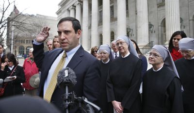 Mark Rienzi, senior counsel at the Becket Fund for Religious Liberty, is representing Little Sisters of the Poor. (Associated Press/File)