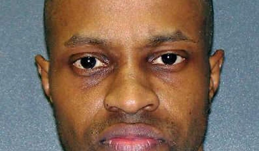 This undated handout photo provided by the Texas Department of Criminal Justice shows Clifton Lamar Williams. Williams is scheduled to die by lethal injection Thursday, July 16, 2015 for the July 2005 slaying of Cecelia Schneider in Tyler, Texas. (AP Photo/Texas Department of Criminal Justice)