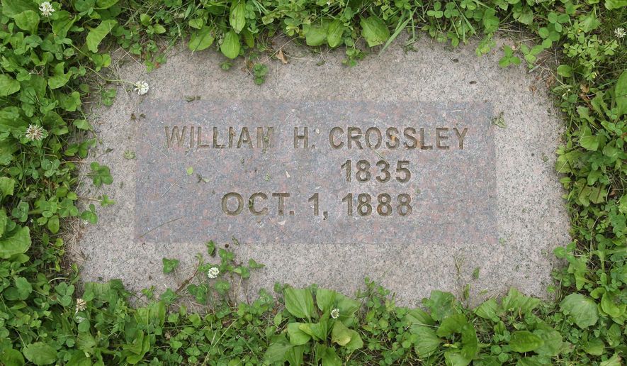 In this June 17, 2015, photo, the grave of a man considered the first black male slave freed by Abraham Lincoln is shown at the Rochester State Hospital Cemetery in Rochester, Minn. William Henry Costley was just 10 months old in 1841 when a young Lincoln won a case before the Illinois Supreme Court that freed his mother Nance Legins-Costley from indentured servitude, a status tantamount to slavery. As her son, Costley was essentially a slave, too. Carl Adams published a book on Nance Legins-Costley, last year. After piecing together spellings that varied on William Costley's name, and pension and hospital records, Adams and his collaborators then used records at the Minnesota Historical Society to trace his grave to the cemetery of the now-closed Rochester State Hospital.(Scott Jacobson /The Rochester Post-Bulletin via AP)