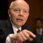 In this June 2, 2015, file photo, Internal Revenue Service (IRS) Commissioner John Koskinen testifies on Capitol Hill in Washington, before the Senate Homeland Security and Governmental Affairs committee hearing examining the IRS data breach.  The IRS is joining with state and private industry to combat identity theft by sharing more data about how tax returns are filed and taking other steps, Koskinen announced Thursday, June 11. (AP Photo/Jacquelyn Martin, File) — FILE 