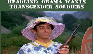 Corporal Klinger from TV&#39;s M*A*S*H would be at home in President Obama&#39;s transgender Army.