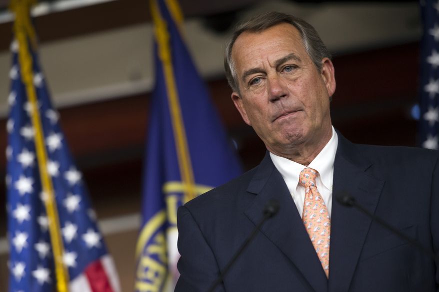 &quot;Listen, this is one member,&quot; House Speaker John A. Boehner said at his weekly press conference at the Capitol. &quot;I&#39;ve got broad support among my colleagues. And frankly, it isn&#39;t even deserving of a vote.&quot; (Associated Press)