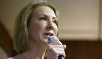Carly Fiorina is among those who will benefit from Fox News&#39;s decision to drop the requirement that potential candidates average 1 percent support to get into its earlier candidate forum, which lasts one hour and starts at the much less attractive 5 p.m. time slot on Aug. 6. (Associated Press)