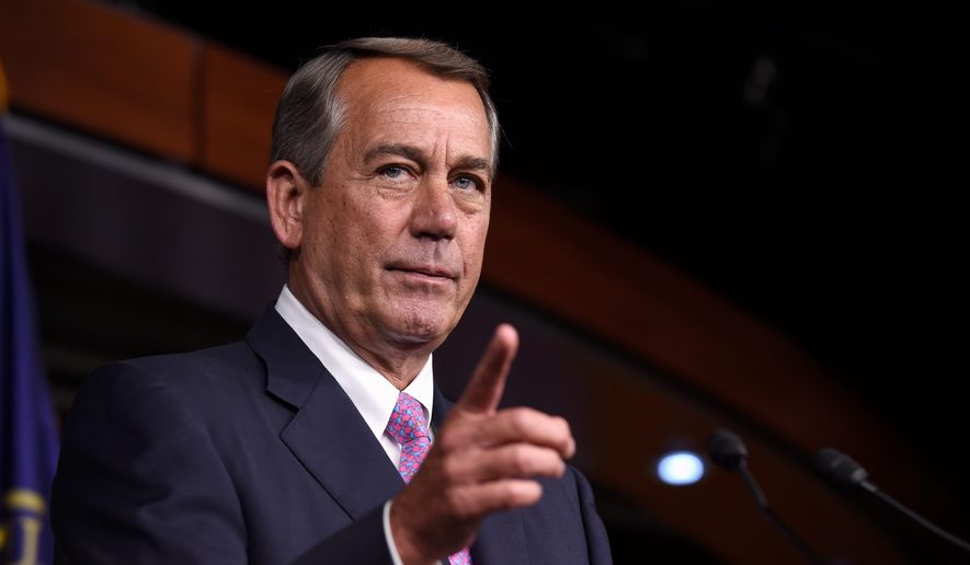 "Improving bridges, roads and our infrastructure is critical to our economy, but we're going to need time for the House committees to do their work," Speaker John A. Boehner said before the chamber voted to keep road projects moving through Oct. 29 and to fill a $3.3 billion budget hole at the Department of Veterans Affairs. (Associated Press)