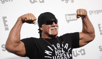 Hulk Hogan attends the NBCUniversal Cable Entertainment 2015 Upfront at The Jacob Javits Center in New York, in this May 14, 2015, file photo. (Photo by Evan Agostini/Invision/AP, File)