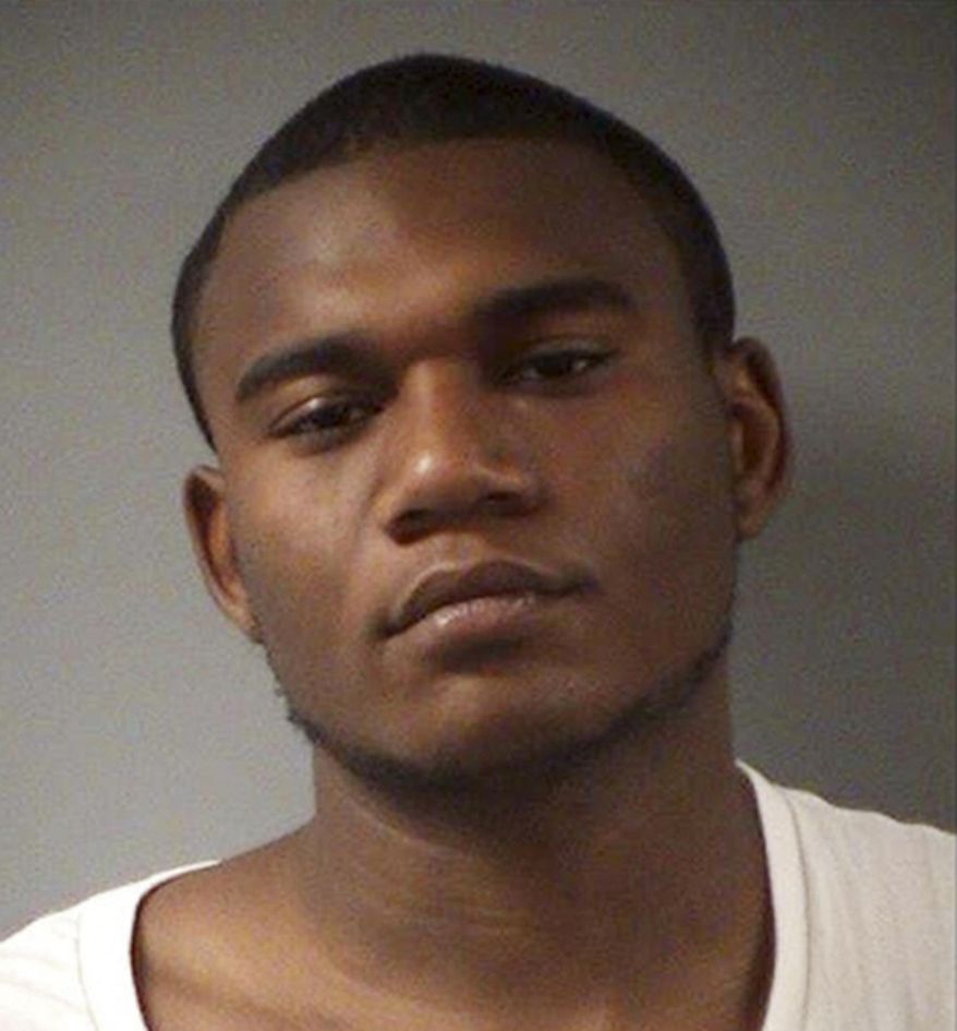 This undated photo provided by Grand Forks County Corrections in Grand Forks, N.D., shows 19-year-old Dametrian Welch. Welch, one of two suspects in a fatal shooting in Grand Forks in June 2014, was sentenced Wednesday, July 29, 2015, to eight years in prison under a deal with prosecutors, two days before the triggerman in the killing learns his fate. (Grand Forks County Corrections via AP)