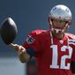 New England Patriots quarterback Tom Brady was suspended four games for his role in the &quot;Deflategate&quot; scandal. (Associated Press)