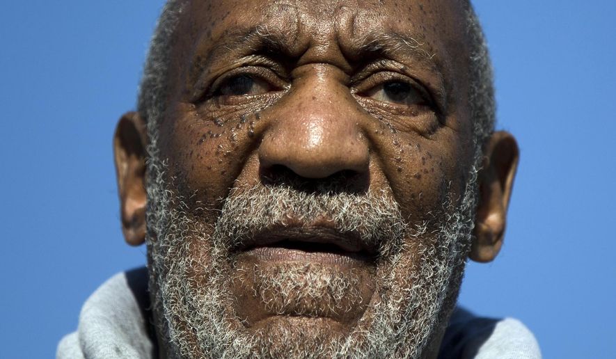 FILE - In this Nov. 11, 2014, file photo, comedian and Navy veteran Bill Cosby speaks during a Veterans Day ceremony in Philadelphia. A Los Angeles court on Wednesday, Aug. 5, 2015, ruled that Cosby must give his deposition before his attorneys can question Judy Huth, a woman accusing him in a civil lawsuit of sexually abusing her at the Playboy Mansion around 1974. The deposition has been scheduled for Oct. 9. (AP Photo/Matt Rourke, File)