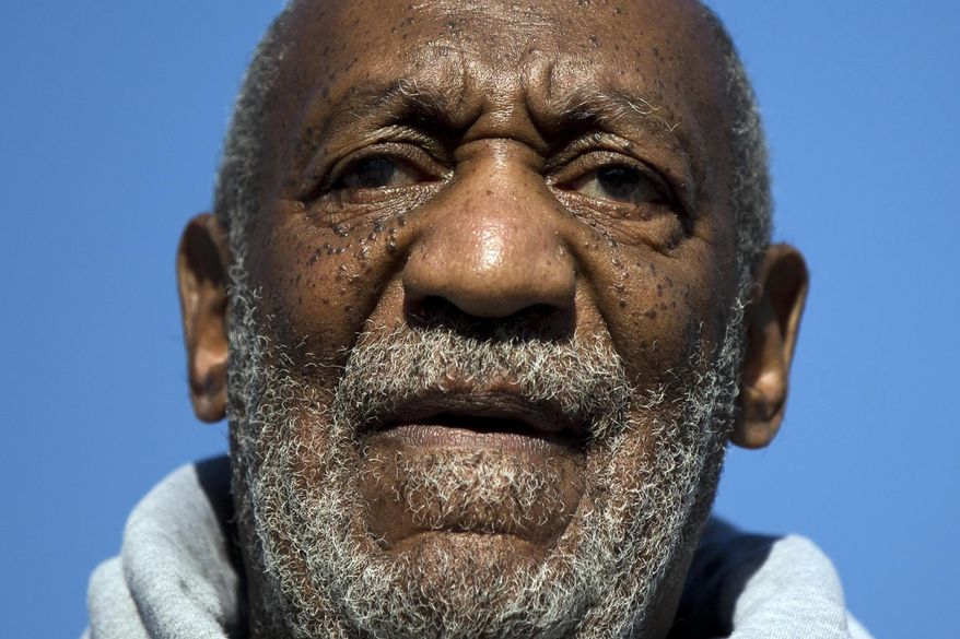FILE - In this Nov. 11, 2014, file photo, comedian and Navy veteran Bill Cosby speaks during a Veterans Day ceremony in Philadelphia. A Los Angeles court on Wednesday, Aug. 5, 2015, ruled that Cosby must give his deposition before his attorneys can question Judy Huth, a woman accusing him in a civil lawsuit of sexually abusing her at the Playboy Mansion around 1974. The deposition has been scheduled for Oct. 9. (AP Photo/Matt Rourke, File)