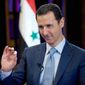 Syrian President Bashar Assad (SANA via AP, File)