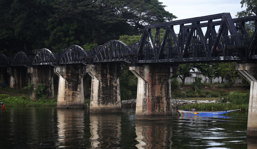 The bridge on the River Kwai is part of Thailand&#39;s most famous rail line, but its new link to Cambodia carries symbolic significance. (Associated Press/File)