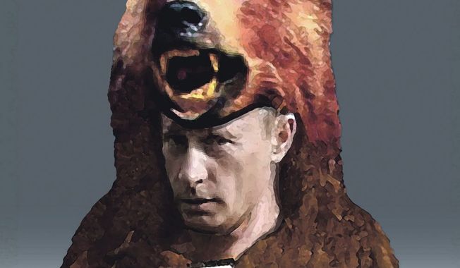 Illustration on Vladimir Putin by Alexander Hunter/The Washington Times