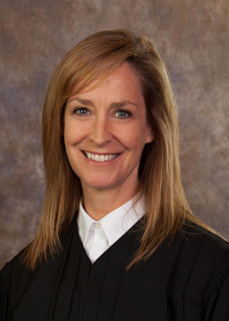 This undated photo provided by the Nebraska Supreme Court shows Judge Stephanie F. Stacy. The Lancaster County judge with more than two decades of legal experience will become the second woman in state history to serve on the Nebraska Supreme Court, Gov. Pete Ricketts announced Friday, Aug. 14, 2015. (Nebraska Supreme Court via AP)