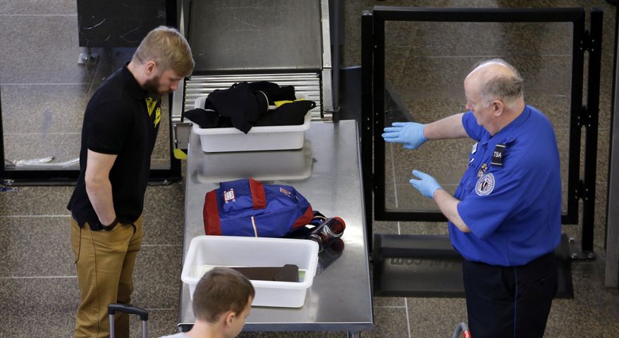 Investigators who ran tests at eight airports during an unspecified time attributed screeners&#39; failure to detect anomalies and potential security threats to problems with technology, Transportation Security Administration procedures and human error. (AP Photo/File)