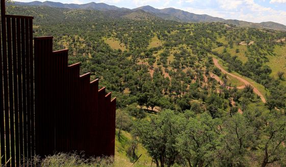 another brick: GOP presidential candidate Donald Trump is in favor of finishing a massive wall separating the southern U.S. border from Mexico — and making Mexicans float the bill for its construction.