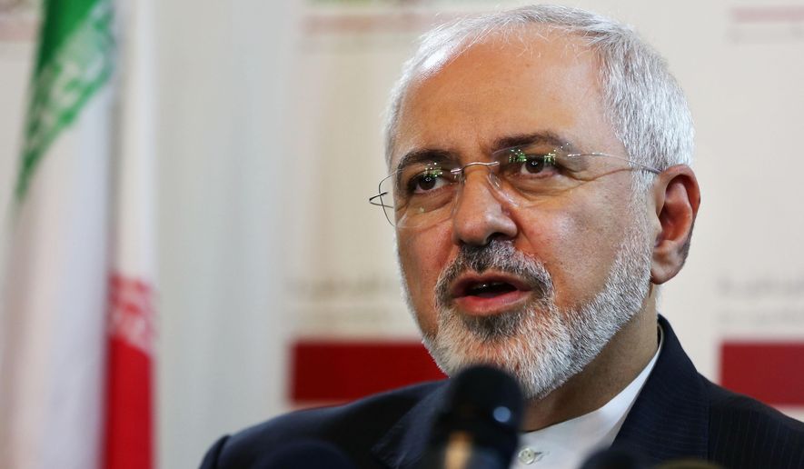 A Wednesday, Aug. 12, 2015 photo from files showing Iranian Foreign Minister Mohammad Javad Zarif, during a press conference at the Lebanese foreign ministry in Beirut, Lebanon. An unusual secret agreement with a U.N. agency will allow Iran to use its own experts to inspect a site allegedly used to develop nuclear arms, according to a document seen by The Associated Press. (AP Photo/Bilal Hussein, File)