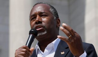 Ben Carson has gained ground to become the No. 2 Republican candidate behind Donald Trump. (Associated Press)