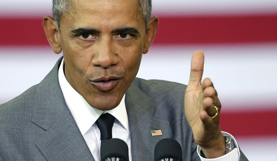 President Barack Obama delivers remarks at an event commemorating the tenth anniversary of Hurricane Katrina in New Orleans, Thursday, Aug. 27, 2015. (AP Photo/Gerald Herbert)