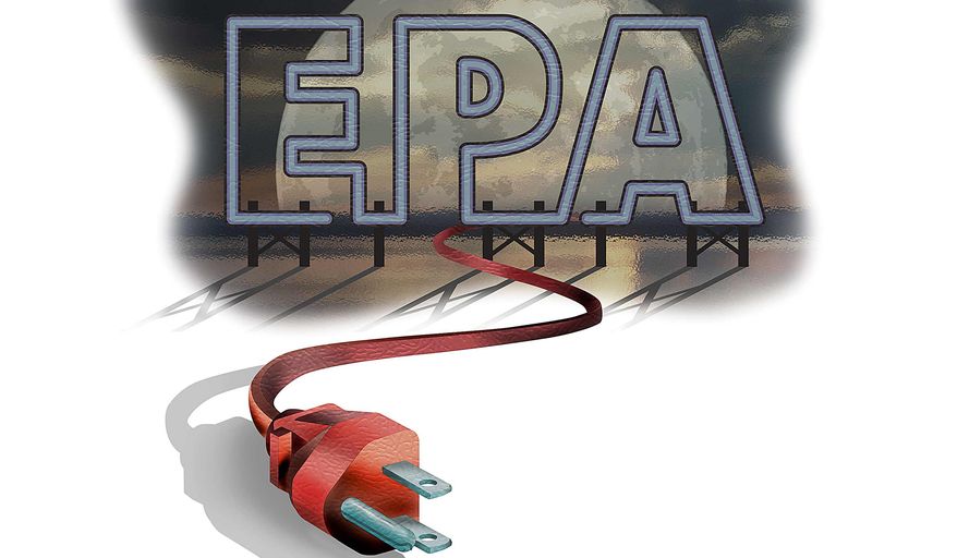 Pulling the Plug on the EPA Illustration by Greg Groesch/The Washington Times