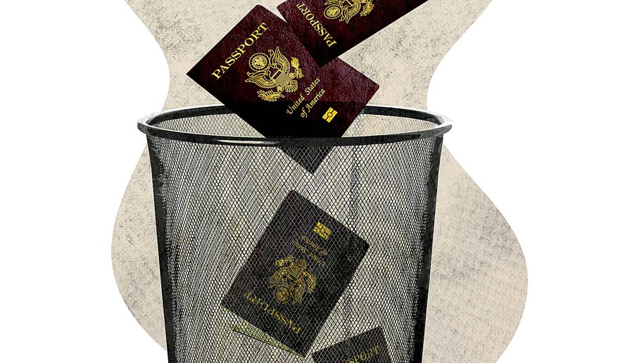 Obama Legacy: Ex-patriots Illustration by Greg Groesch/The Washington Times