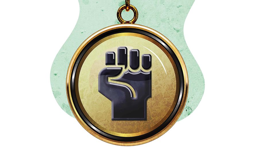 Black Power Talisman Illustration by Greg Groesch/The Washington Times