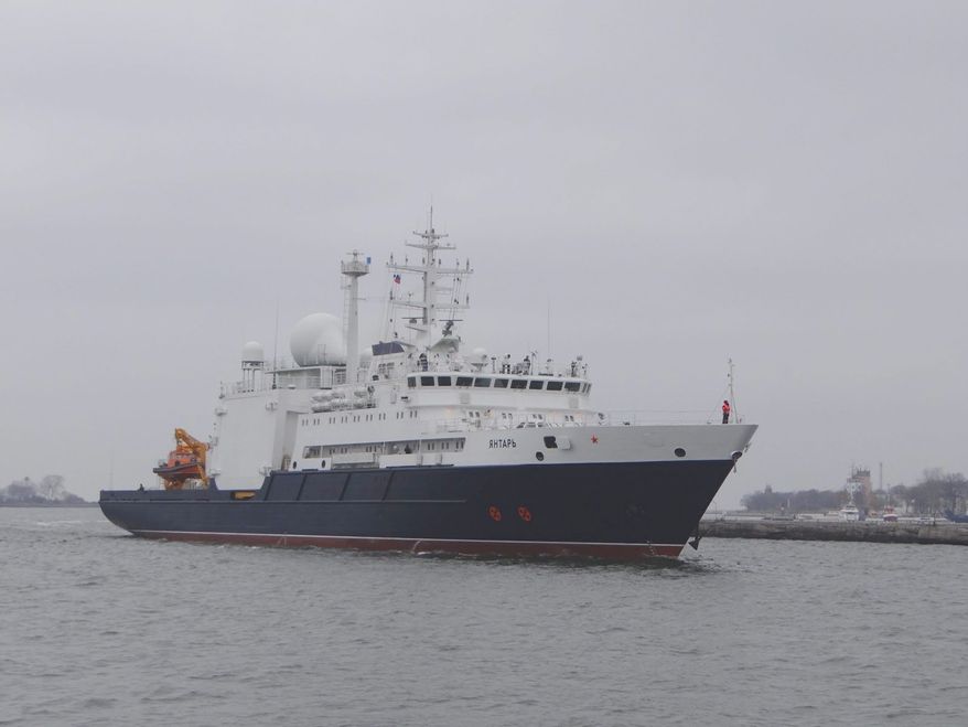 Steffan Watkins, an open-source intelligence analyst who monitors Russian ship movements, said the Russian navy sends vessels such as Yantar to the region to check on existing U.S. underwater sensors or cables that have been detected previously. The ships also search for new equipment on the sea floor that would reveal U.S. operations.