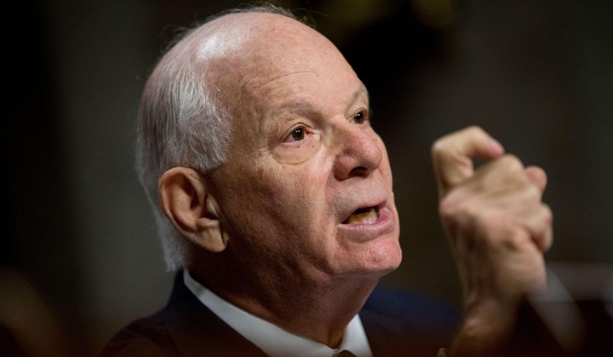 Ranking Member Sen. Ben Cardin, D-Md. is seen during a Senate Foreign Relations Committee hearing on Capitol Hill to review the Iran nuclear agreement, in this July 23, 2015, file photo. (AP Photo/Andrew Harnik)