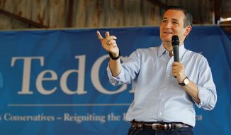 Sen. Ted Cruz, Texas Republican, has said he would use any and all means available to Congress to gut federal funding for Planned Parenthood, raising talk of another government shutdown — something Republican leaders are hoping to avoid. (Associated Press) ** FILE ** 