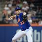 New York Mets pitcher Matt Harvey vowed Sunday to pitch in the postseason. (Associated Press)