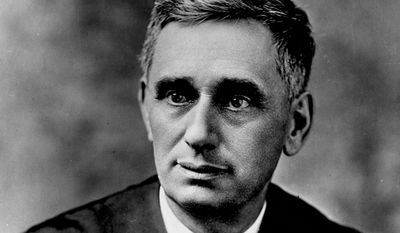 U.S. Supreme Court Justice Louis D. Brandeis is shown in this undated photo.  Brandeis served as an associate justice of the Supreme Court from 1916 to 1939.  (AP Photo)