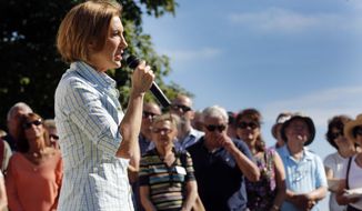 Carly Fiorina&#x27;s hard-fought addition to the CNN debate main stage after being shunned in the August debate held by Fox News was on the minds of many of the women The Times interviewed. (Associated Press)