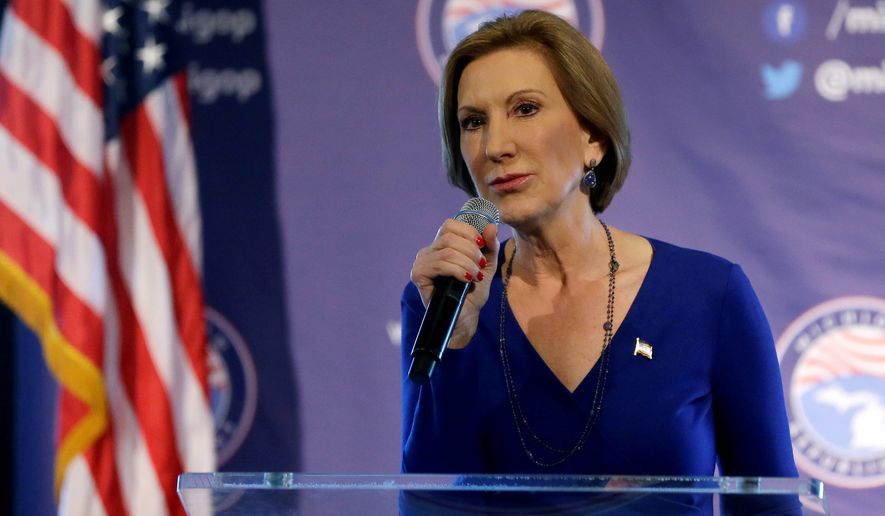 Carly Fiorina, the former CEO of Hewlett-Packard, said Sunday she&#39;s confident that her support will continue to grow as more Americans learn about who she is and what she stands for. (Associated Press)