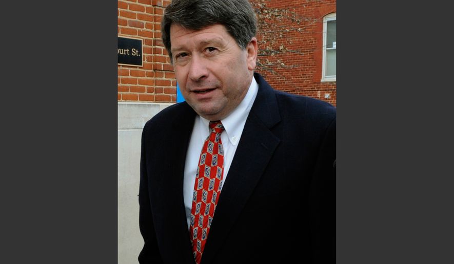 In this Thursday, March 12, 2009, file photo, Peanut Corporation of America's President Stewart Parnell, arrives to United States Federal Court in Lynchburg, Va. (AP Photo/Don Petersen, File)