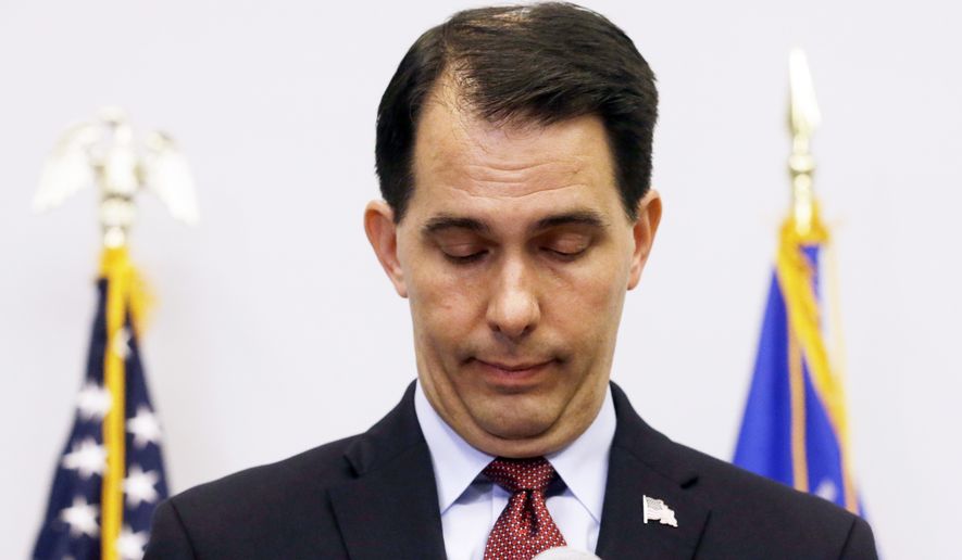 Gov. Scott Walker made the hard decision last month to fork over $40,000 from his shrinking campaign coffers to the South Carolina GOP to ensure he would have a spot on that state&#39;s crucial primary. The fateful decision proved a fitting symbol for a steep price of admission that Mr. Walker ultimately could not afford. (Associated Press)