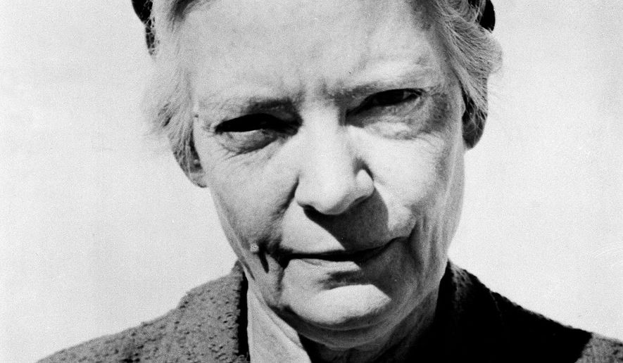 In this circa 1960 file photo, Dorothy Day is seen. In his speech to Congress, Pope Francis highlighted the contributions of Americans he said helped shape fundamental values that will “endure forever in the spirit of the American people.’’ Day, long a revered figure among Catholic progressives, founded the Catholic Worker Movement in the 1930s as she sought to help the poor and homeless. A pacifist, Day was arrested many times as she fought to bring attention to the plight of the poor and working class. (AP Photo, File)