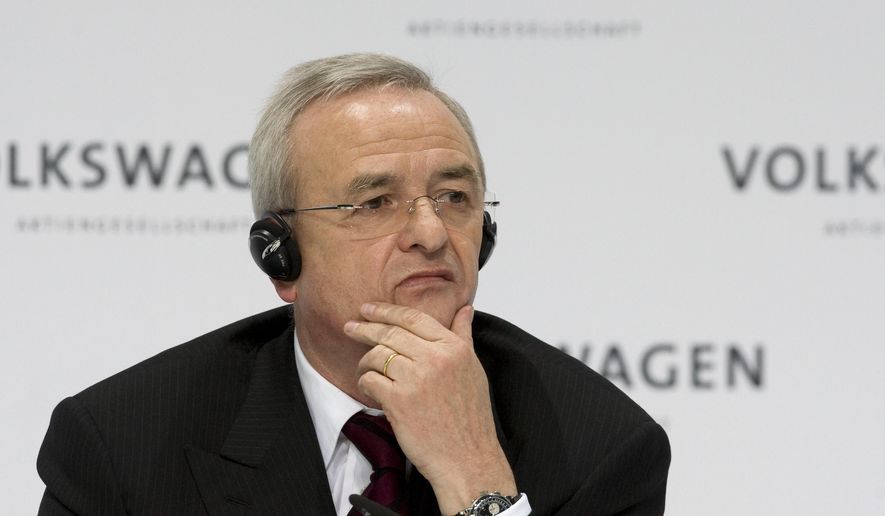 In this March 12, 2009, file photo Martin Winterkorn, chairman of the board of the Volkswagen group, during the annual press conference in Wolfsburg, northern Germany. Prosecutors said Monday, Sept. 28, 2015, they are opening investigations against Winterkorn on the suspicion of fraud by selling cars with with manipulated emission tests. (AP Photo/Joerg Sarbach)