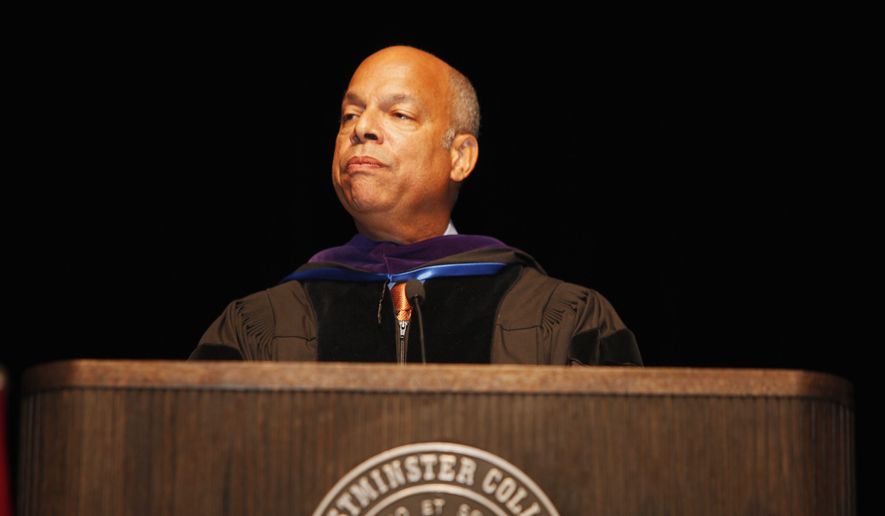 Secretary Jeh Johnson of the Department of Homeland Security. (Associated Press) ** FILE **