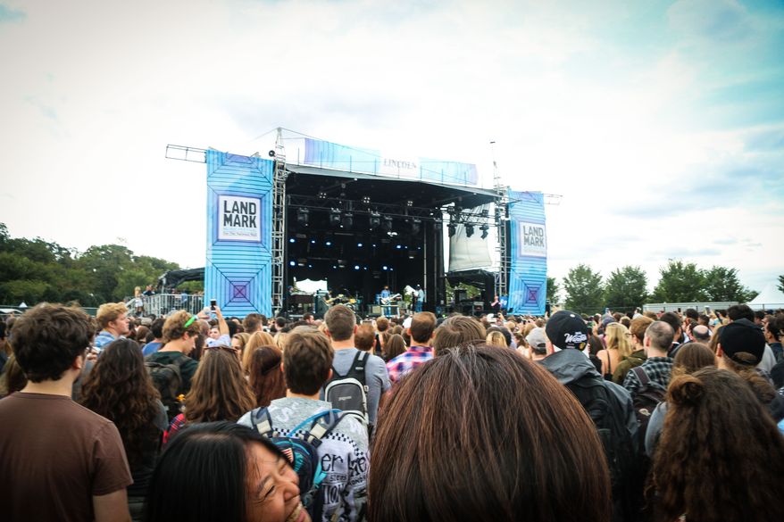 The stage at Landmark Music Festival. (E.D. Kennedy)