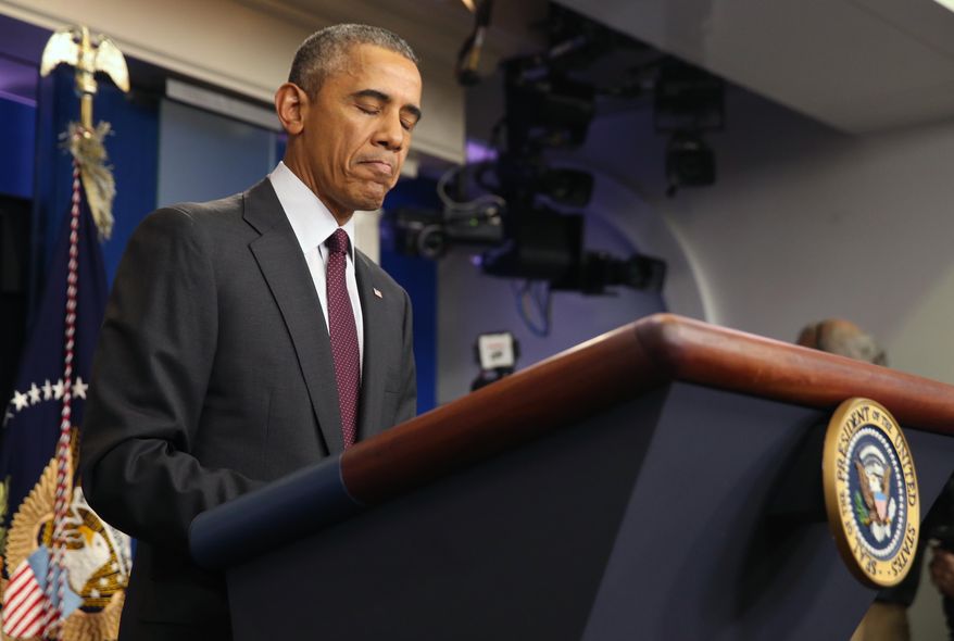 An outraged President Obama weighed in Thursday night on the side of more restrictive gun laws, a position many Democratic lawmakers support. (Associated Press)