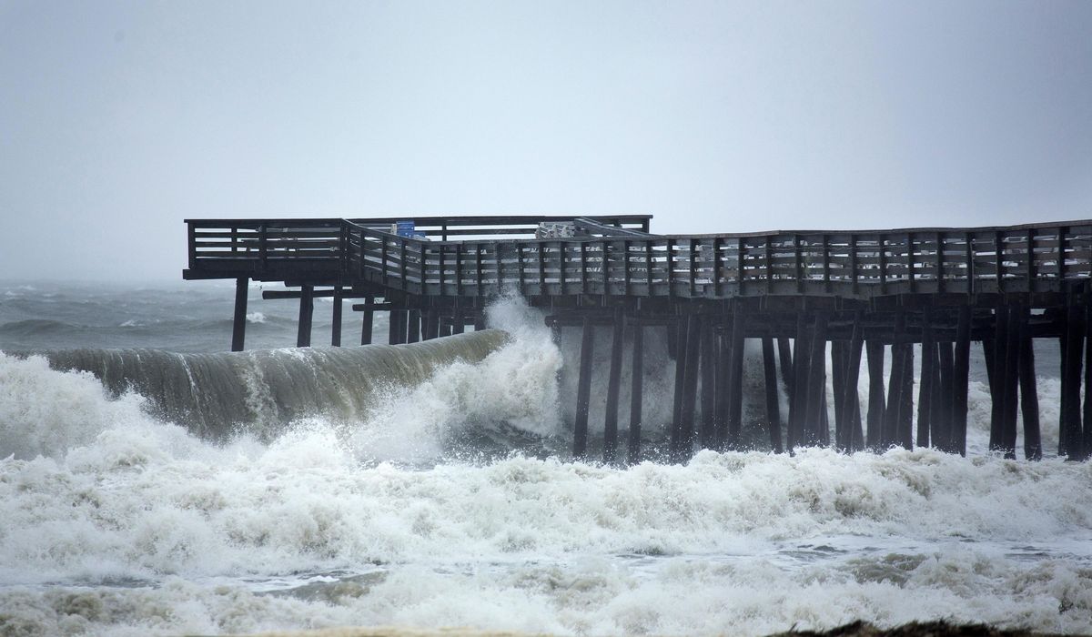NextImg:At least one presumed dead after car drives off Virginia Beach Fishing Pier into the ocean
