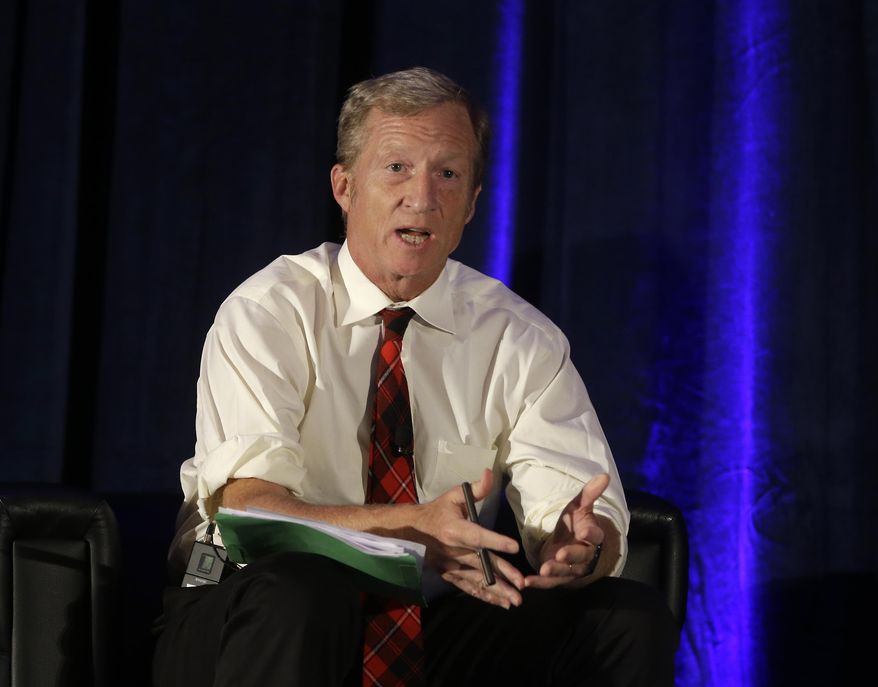 Tom Steyer sank $87.6 million into Democratic campaigns in 2016, but only three of the seven federal candidates he backed won their races. (Associated Press)