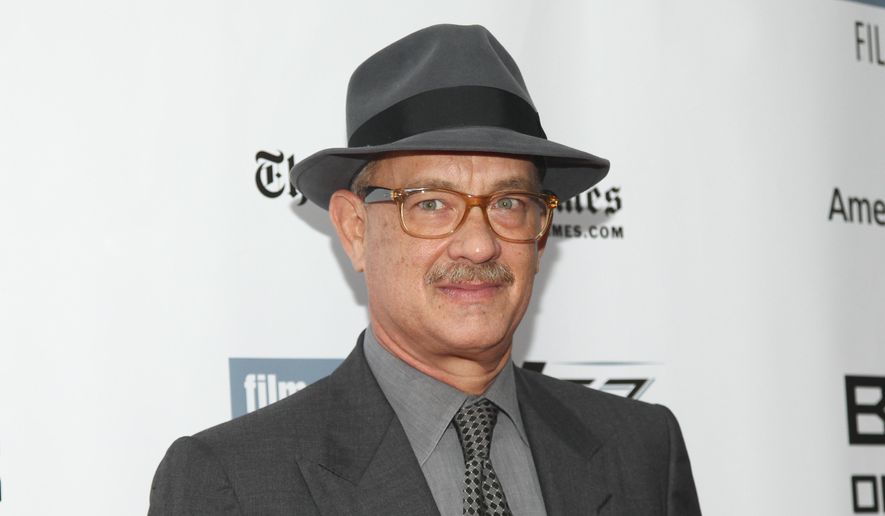 In this Oct. 4, 2015, file photo, Tom Hanks attends the New York Film Festival "Bridge of Spies" premiere at Alice Tully Hall in New York. (Photo by Andy Kropa/Invision/AP, File)