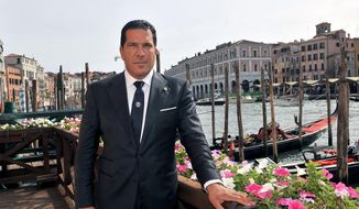 Joe Tacopina poses for photographers in Venice, Italy, Friday, Oct. 9, 2015. New York lawyer Joe Tacopina leads a group of investors who have purchased Venice&#x27;s fourth-division soccer club. Tacopina and fellow American investors John Goldman and John Tapinis announced the purchase of Venezia FC in the lagoon city Friday. (AP Photo/Luigi Costantini)