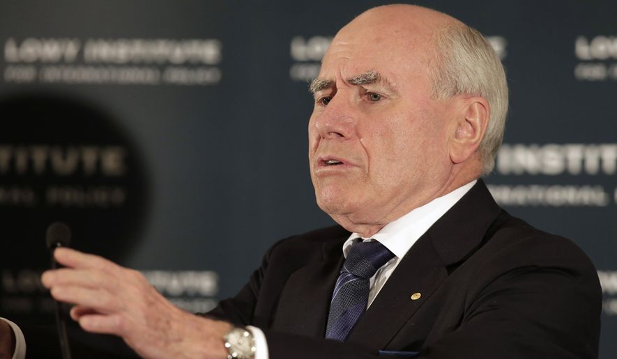 Former Australian Prime Minister John Howard, who helped shepherd gun restrictions with broad public support amid conservative opposition, actually held out the U.S. as an example of what not to do on gun laws, and said at a forum last month the figures are &quot;undeniable&quot; that gun-related deaths have fallen and that a referendum would have carried &quot;overwhelmingly&quot; had the question been put to the states. (Associated Press)
