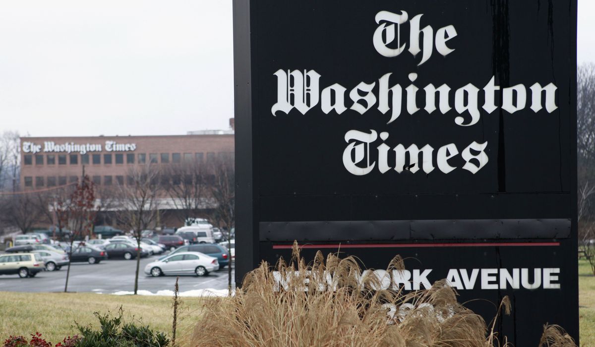 NextImg:The Washington Times founded at the height of the Cold War as ‘America’s Newspaper’