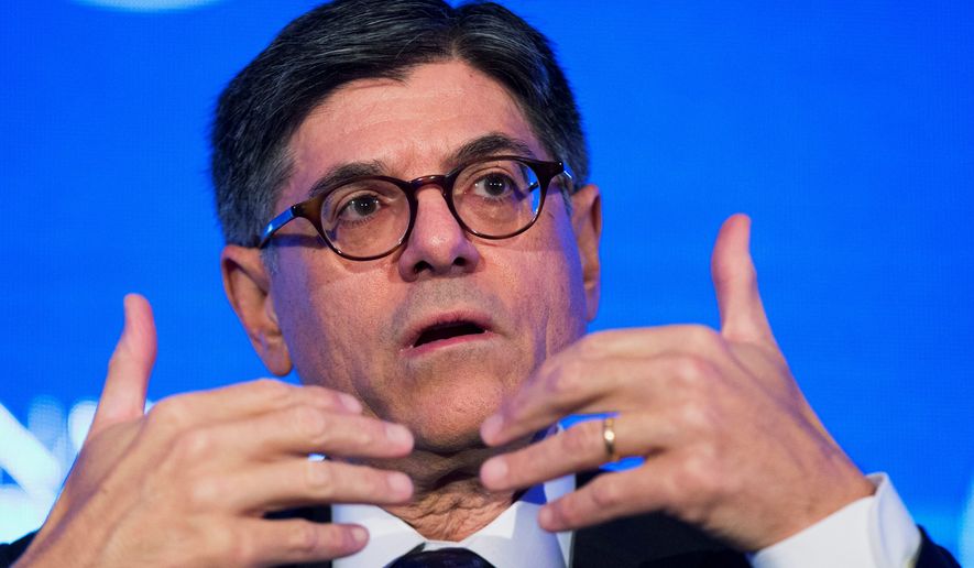 Treasury Secretary Jack Lew told Congress the government will run out of borrowing room on Nov. 2, forcing another deadline showdown on Capitol Hill. (Associated Press)