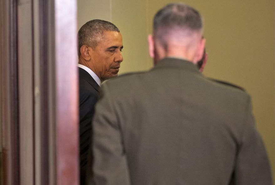 President Obama will maintain a force of 5,500 troops in Afghanistan beyond when his presidency ends in 2017, which is less than half the six of what top military commanders recommend for the long-embattled country. (Associated Press)