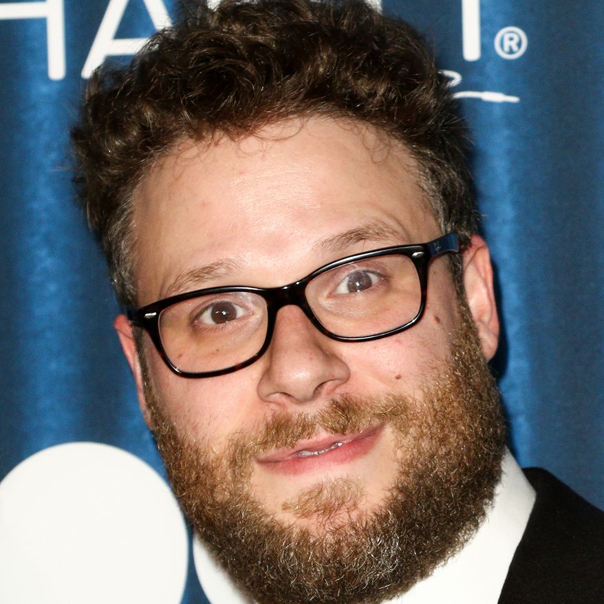 Seth Rogen attends Hilarity for Charity's Annual Variety Show: James Franco's Bar Mitzvah held at The Hollywood Palladium on Saturday, Oct. 17, 2105, in Los Angeles. (Photo by John Salangsang/Invision/AP)